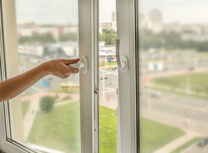 Goede ventilatie van de woning