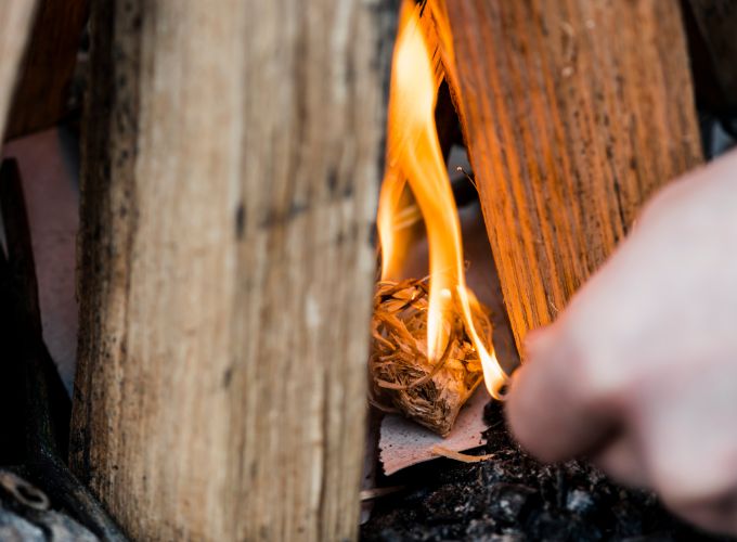 Chimenea cerrada