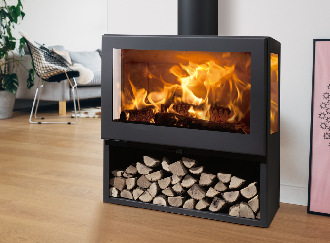 wood stove