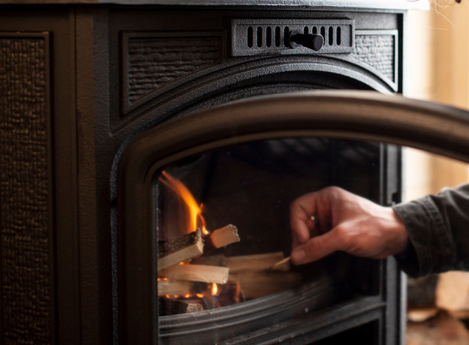 Refill a Wood Stove 