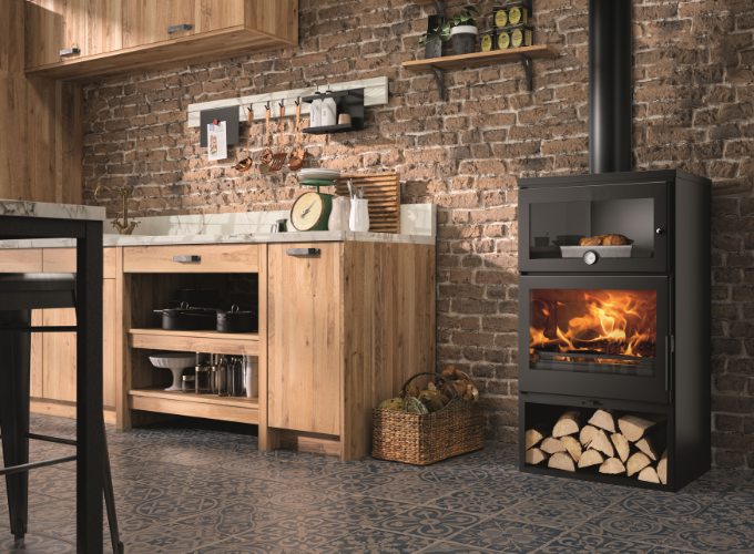 Kitchens with Wood-Burning Stoves - model gourmet panadero